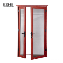 Aluminum Double Glazed Frosted Glass Doors Exterior